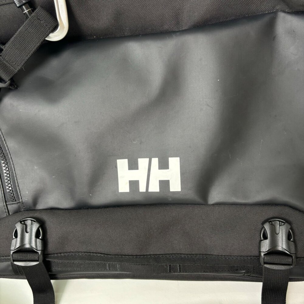 Helly Hansen Black Messenger Bag Adjustable Shoulder Strap Broken Back Zipper - Picture 3 of 16